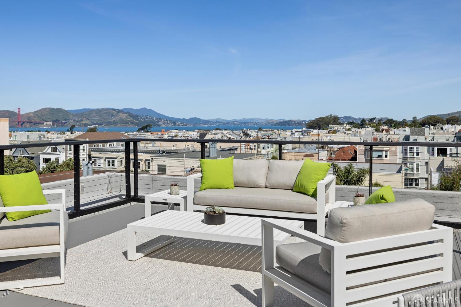Stunning Two-Level Pacific Heights Condo with Bridge Views