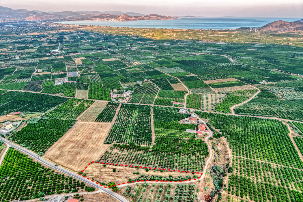 Buildable 4,500 sq m plot in Argolis, with 195 sq m permitted building area