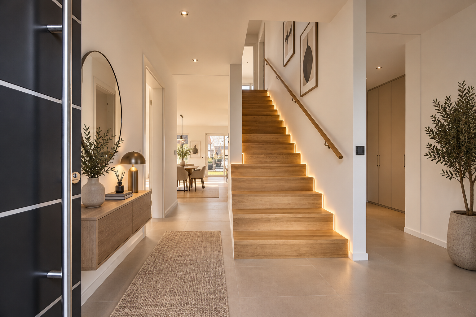 LUXHAUS-ERSTBEZUG: Neubau-Architektenhaus mit hochwertiger Ausstattung [KI-modifiziert]