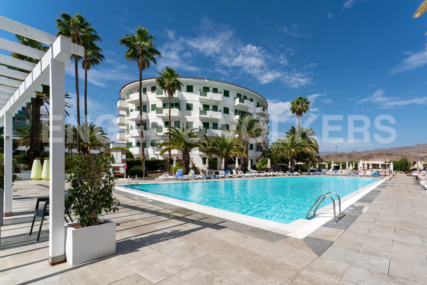 Charmante Wohnung in Playa del Inglés mit Terrasse und dem Meer im Hintergrund
