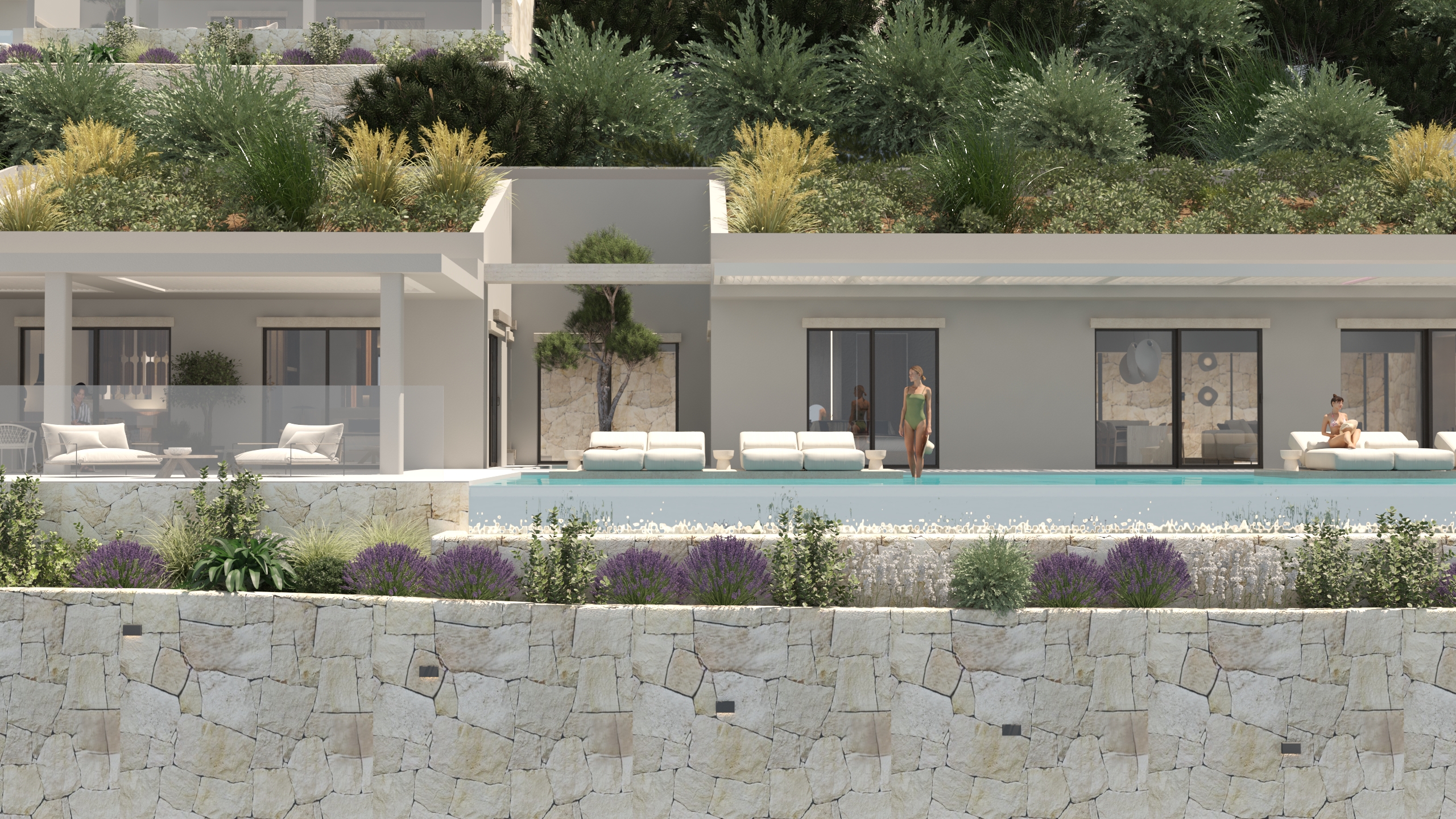 Ultraluxuriöse Off-Plan-Höhlenvilla mit Sonnenuntergangsblick über dem Strand Kathisma