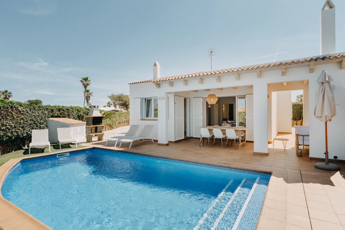 Alquiler vacacional - Elegante villa con piscina en Cap d’Artrutx, Ciutadella, Menorca