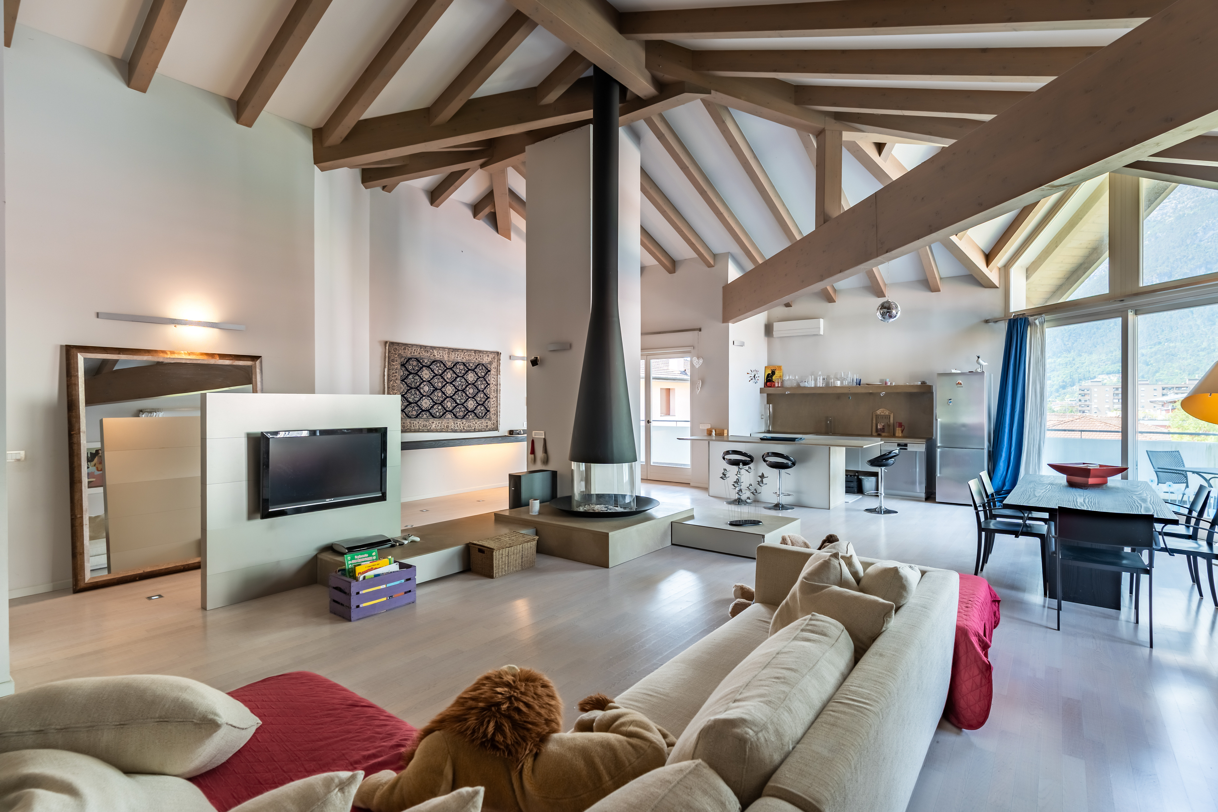 Charming penthouse steps from downtown