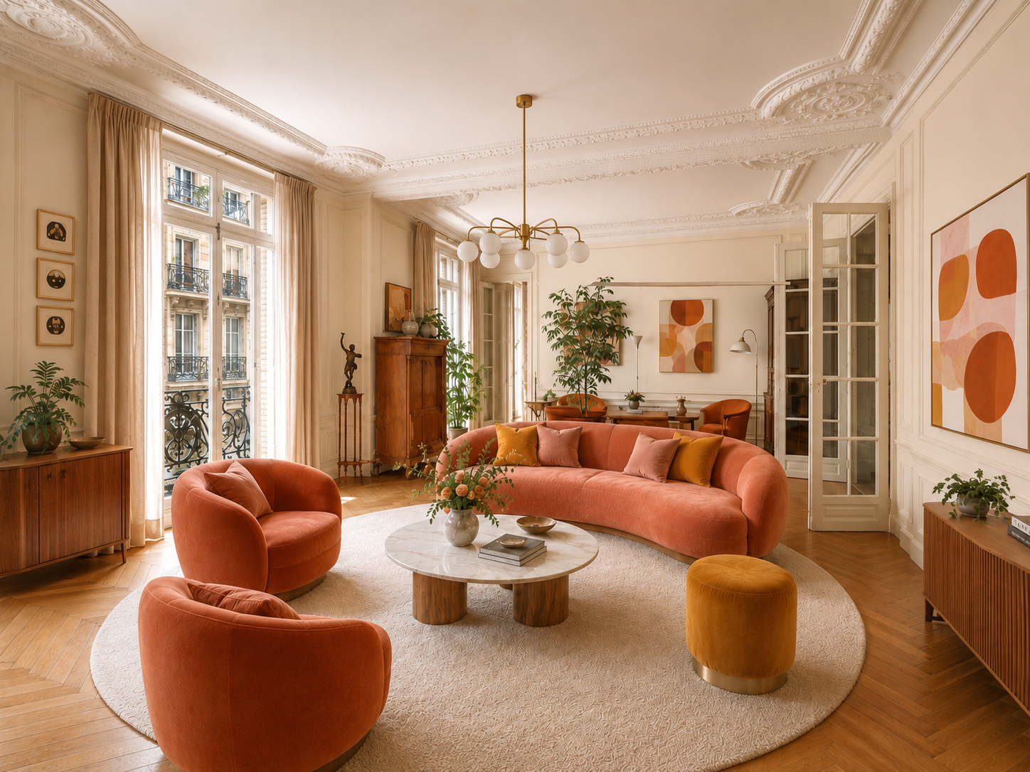 Appartement familial de réception – 4 chambres – Paris XVIème – Argentine / Foch