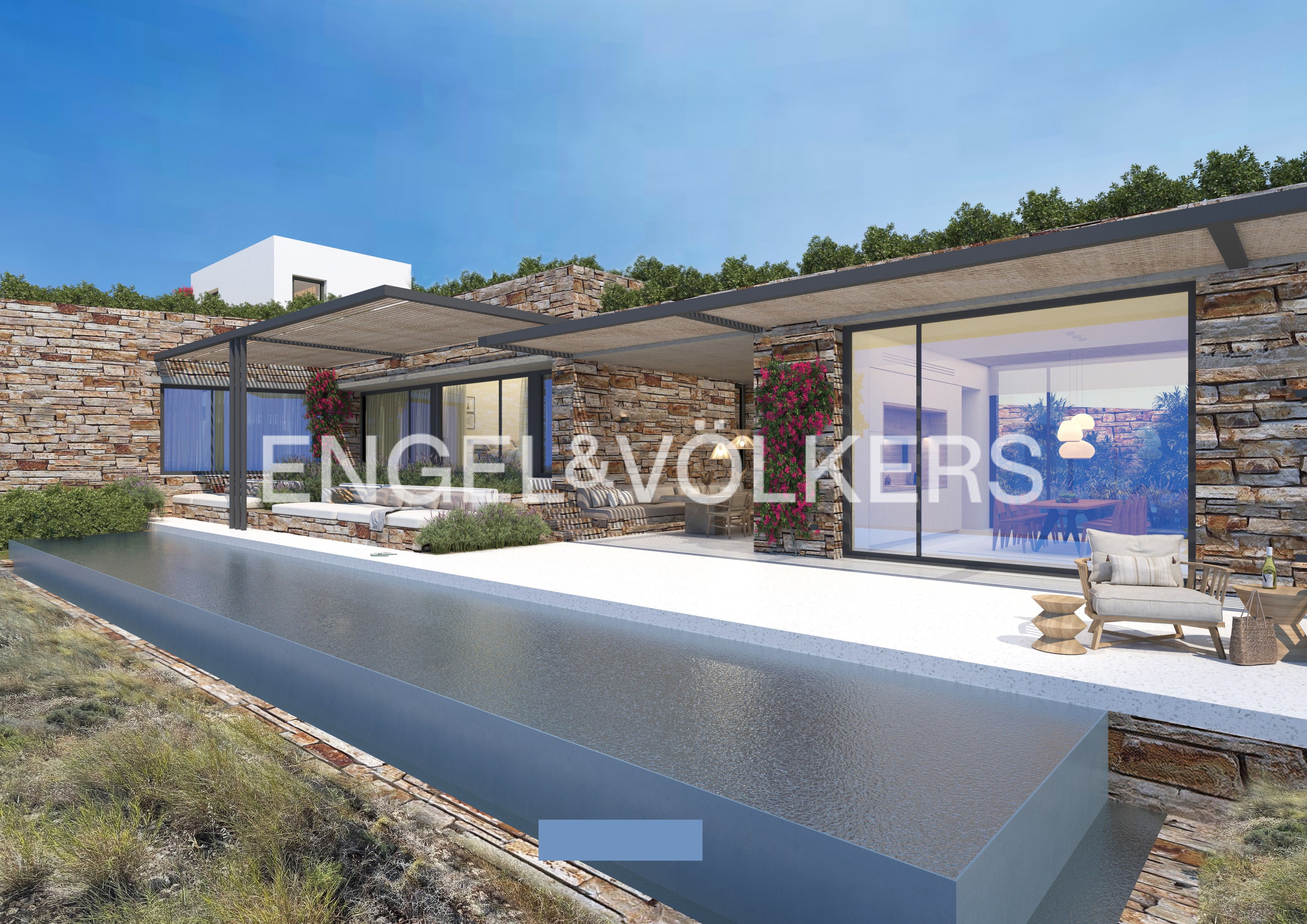 Luxury Cave House Project in Paros with Stunning Seaview