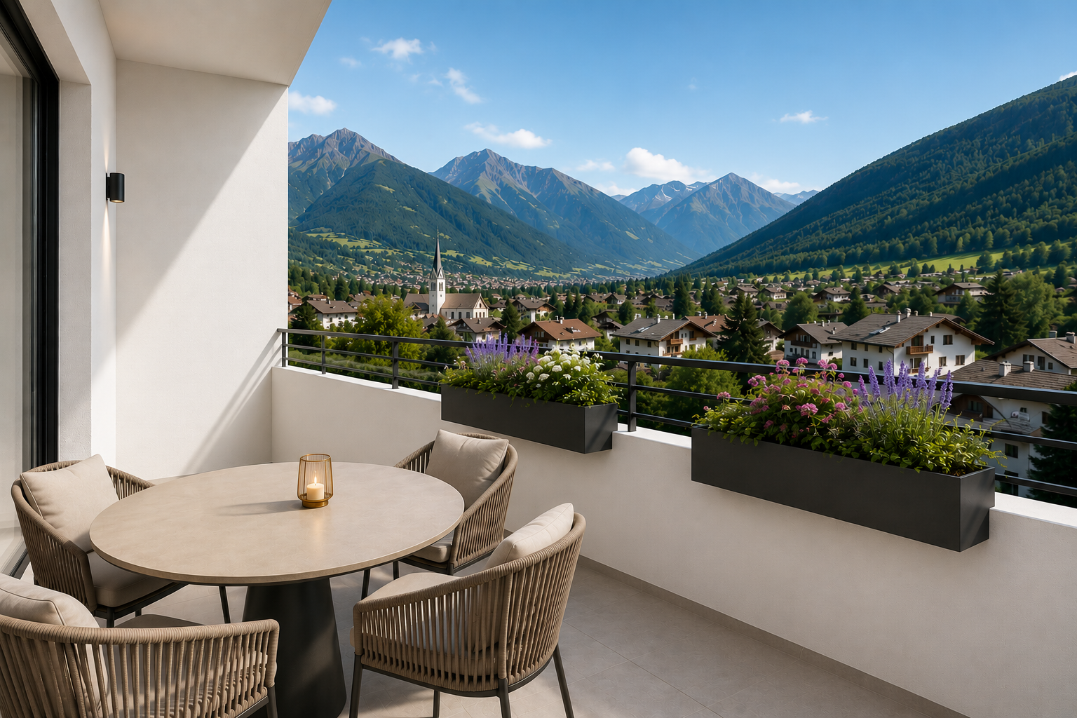 Extraordinary top floor in the heart of the Dolomites!