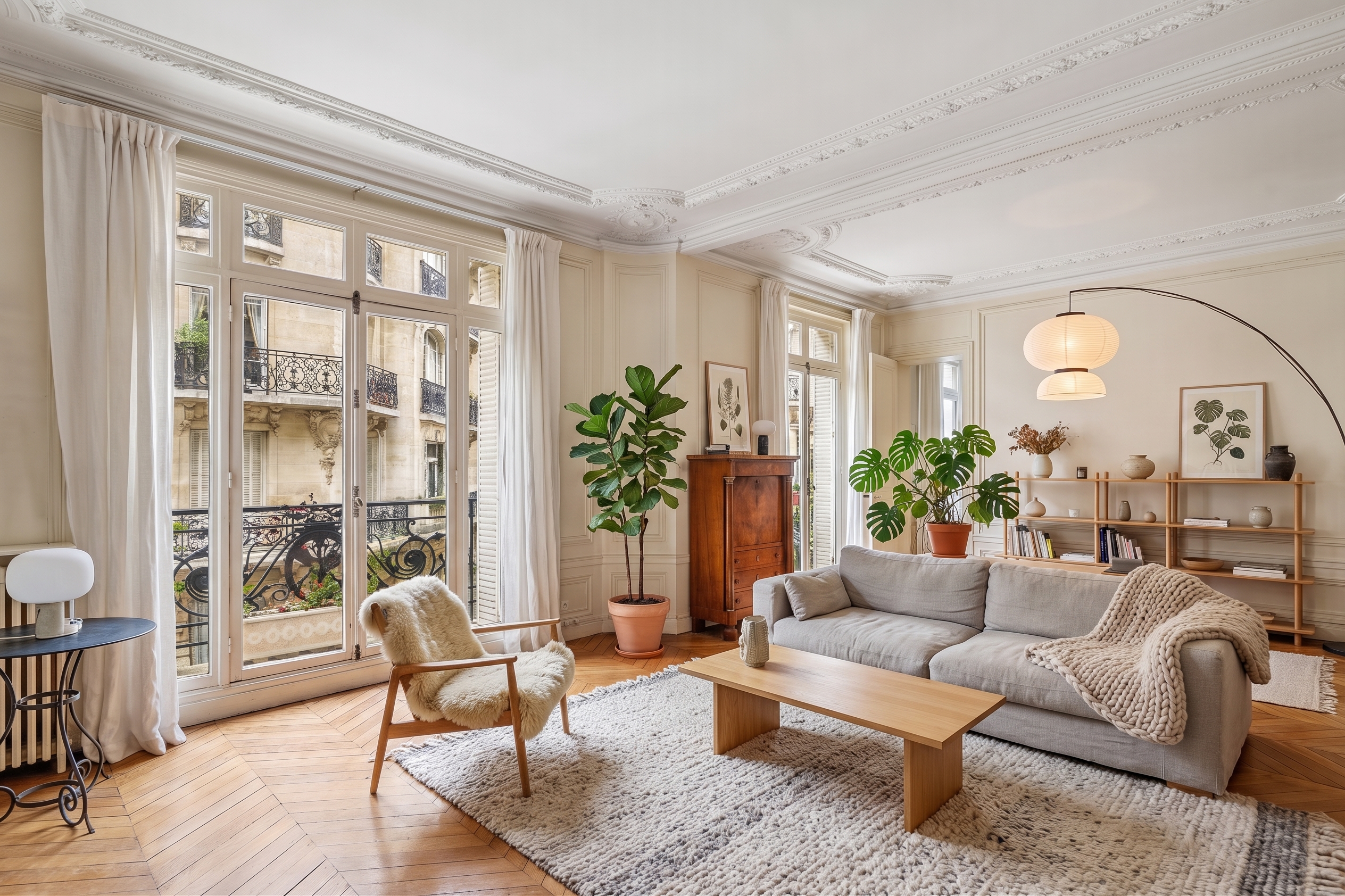 Family reception apartment – 4 bedrooms – Paris 16th – Argentine / Foch