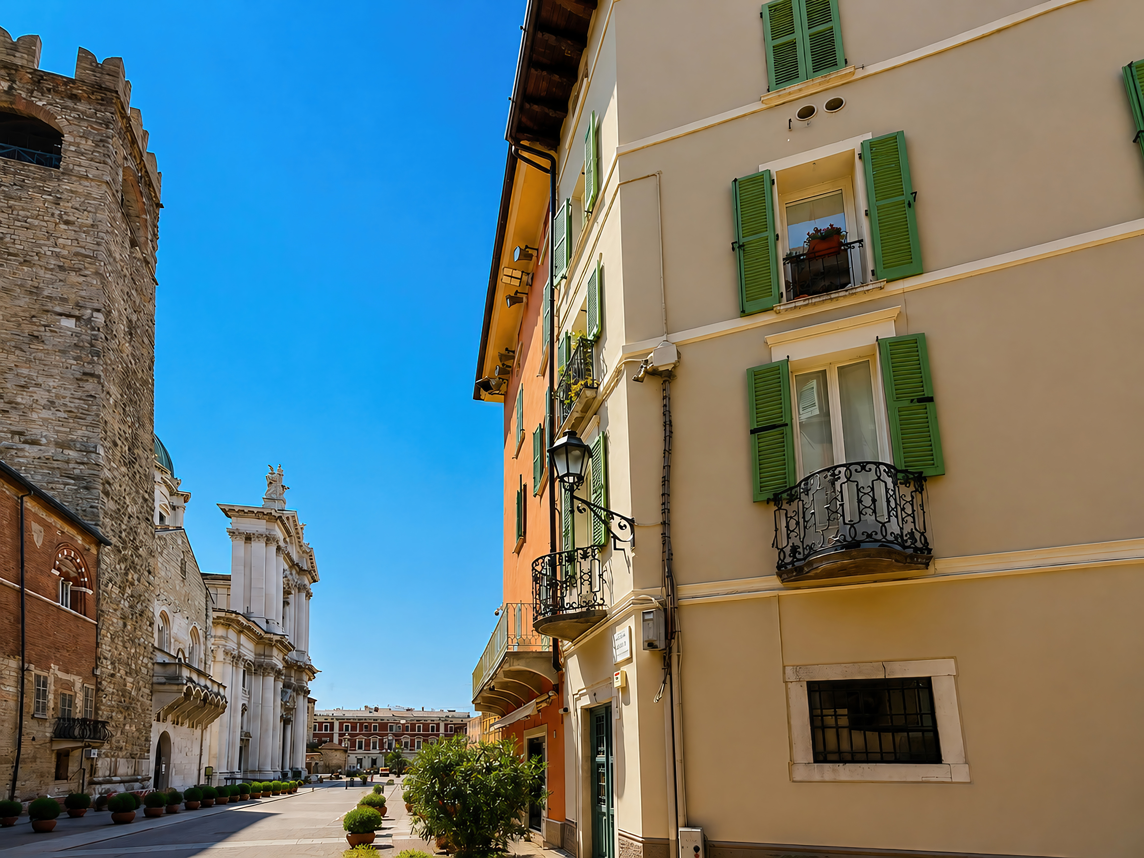 Charme informale affacciato sul Broletto