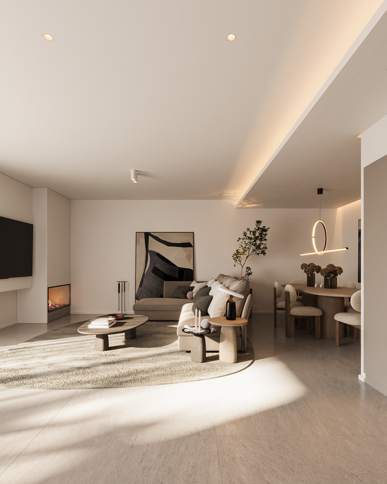 110 sq.m. apartment with garden