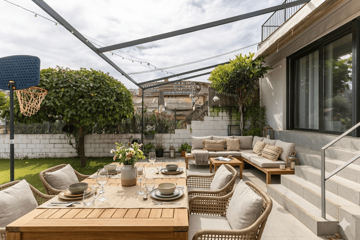 Charming house with patio, parking and unobstructed views