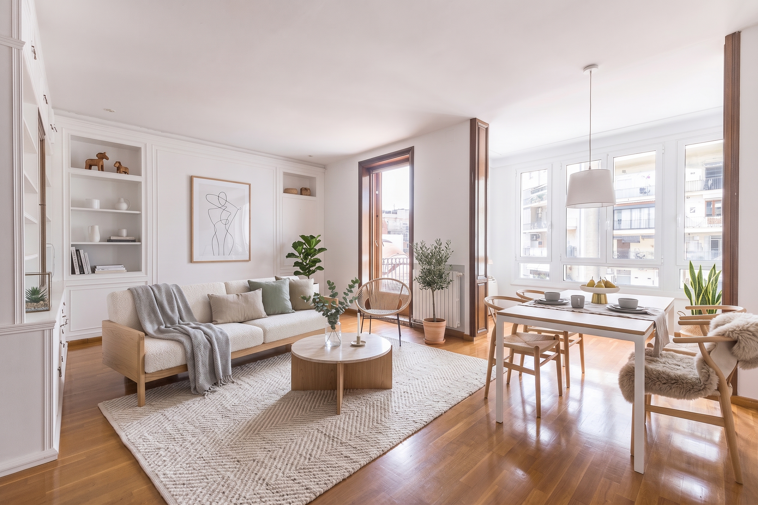 Exclusive apartment with terrace in L'Antiga Esquerra Eixample [AI-modified]