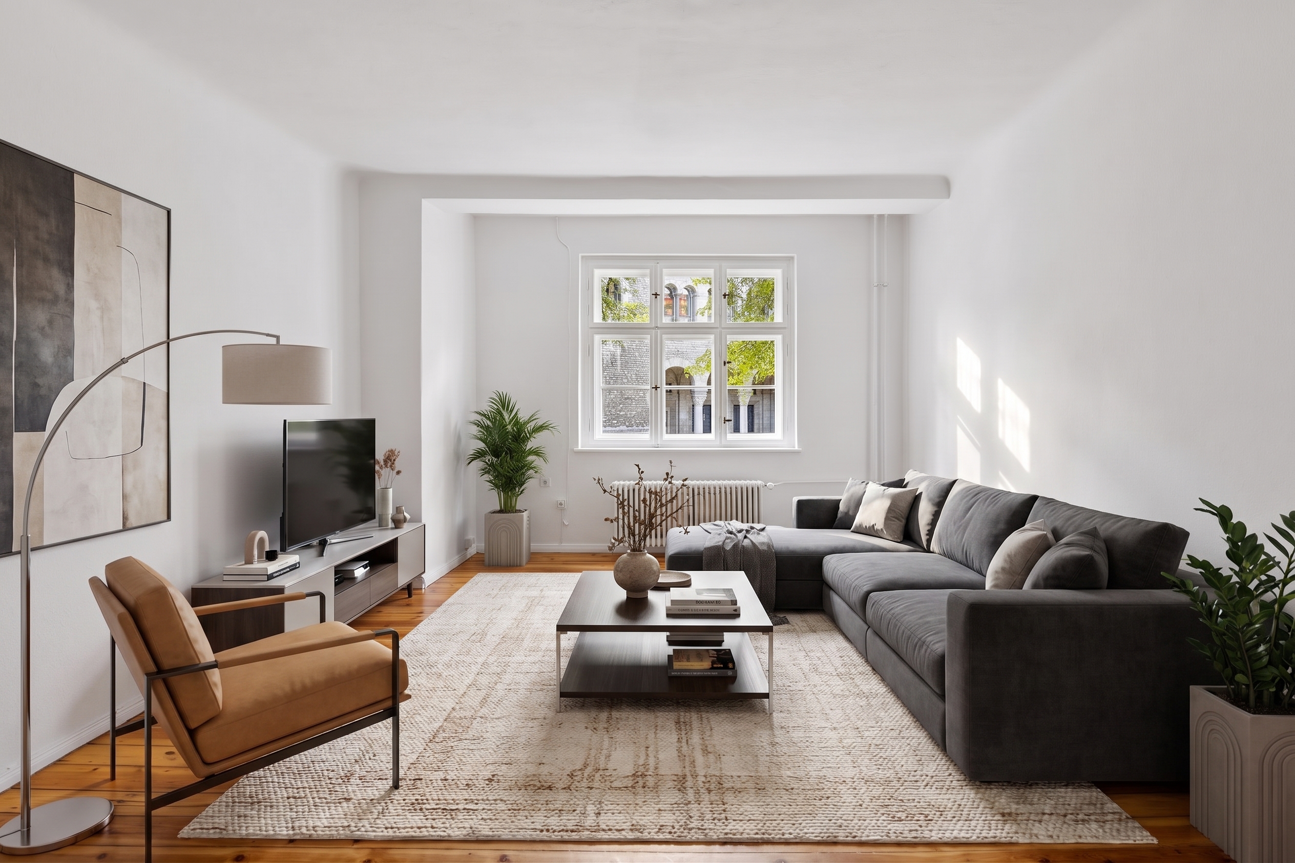 1,5-Zimmer-Altbauwohnung in Charlottenburg – urbanes Lebensgefühl und exzellente Infrastruktur [AI-modified]