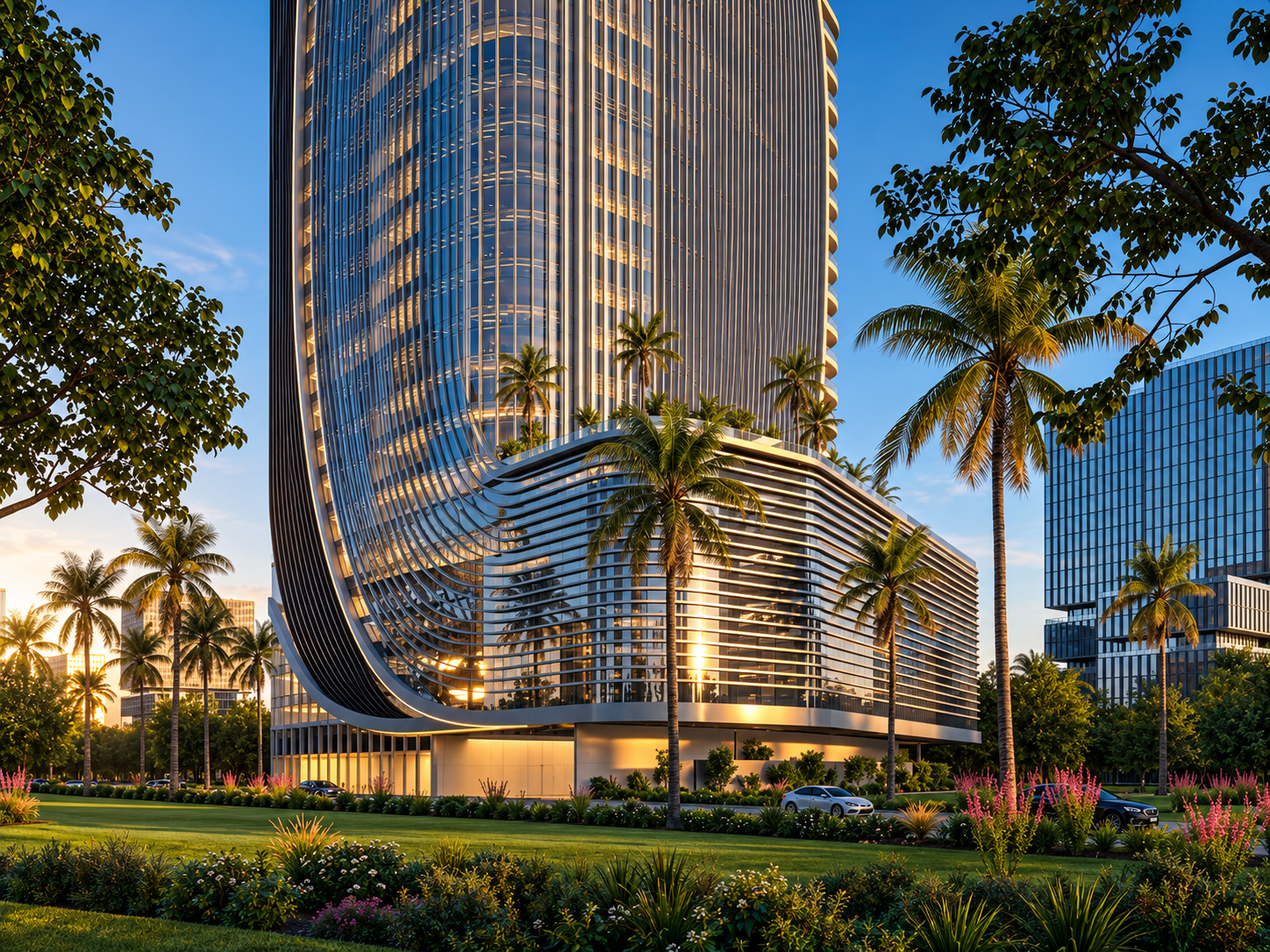 Premium Offices with Infinity Pool & Gym