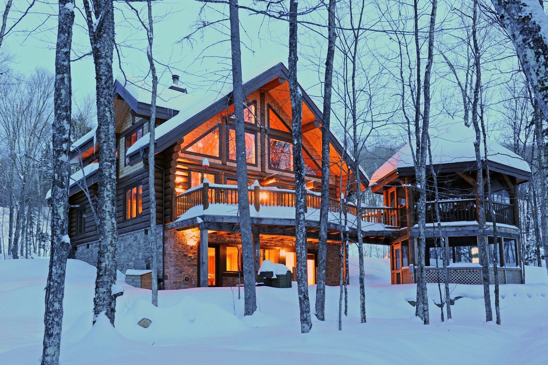 Winter Rental of a Tremblant Mountain Retreat