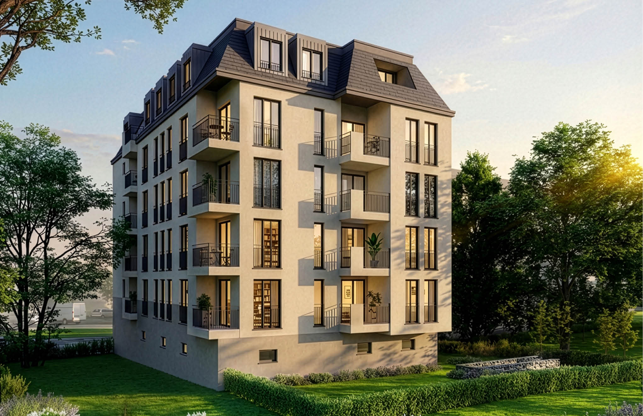 Columba64 – moderner, stadtnaher Neubau - 4 Zimmer mit Balkon