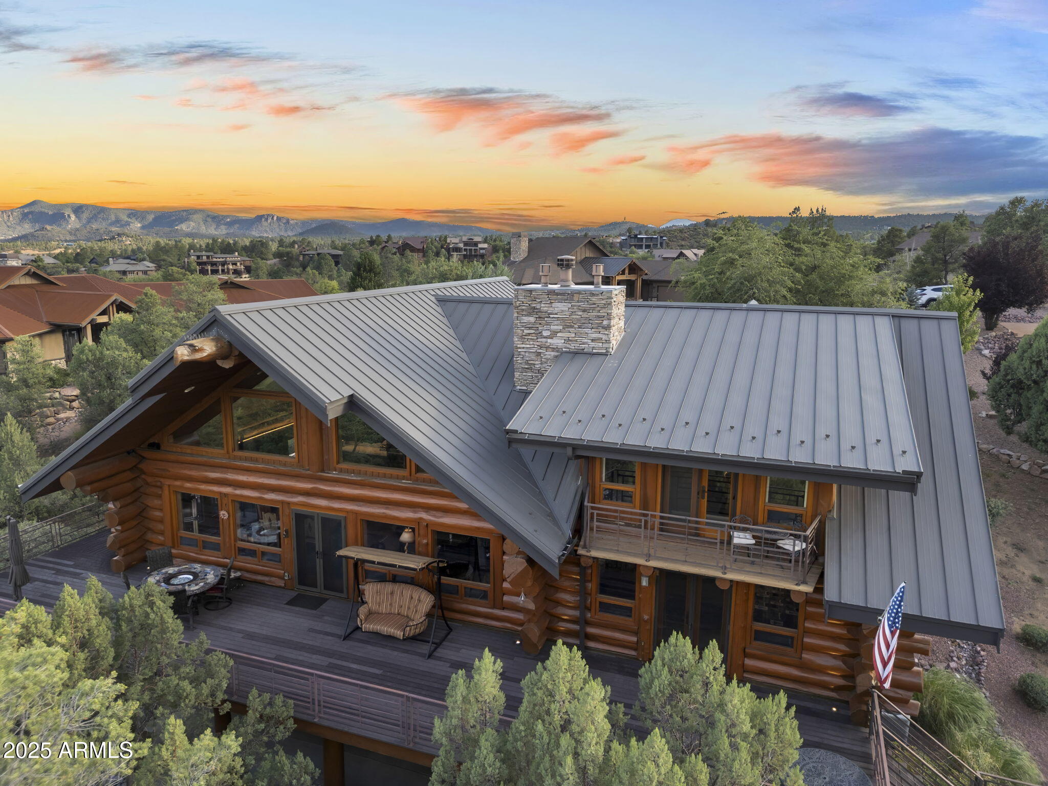 A Timeless Cabin Estate Overlooking Chaparral Pines Golf