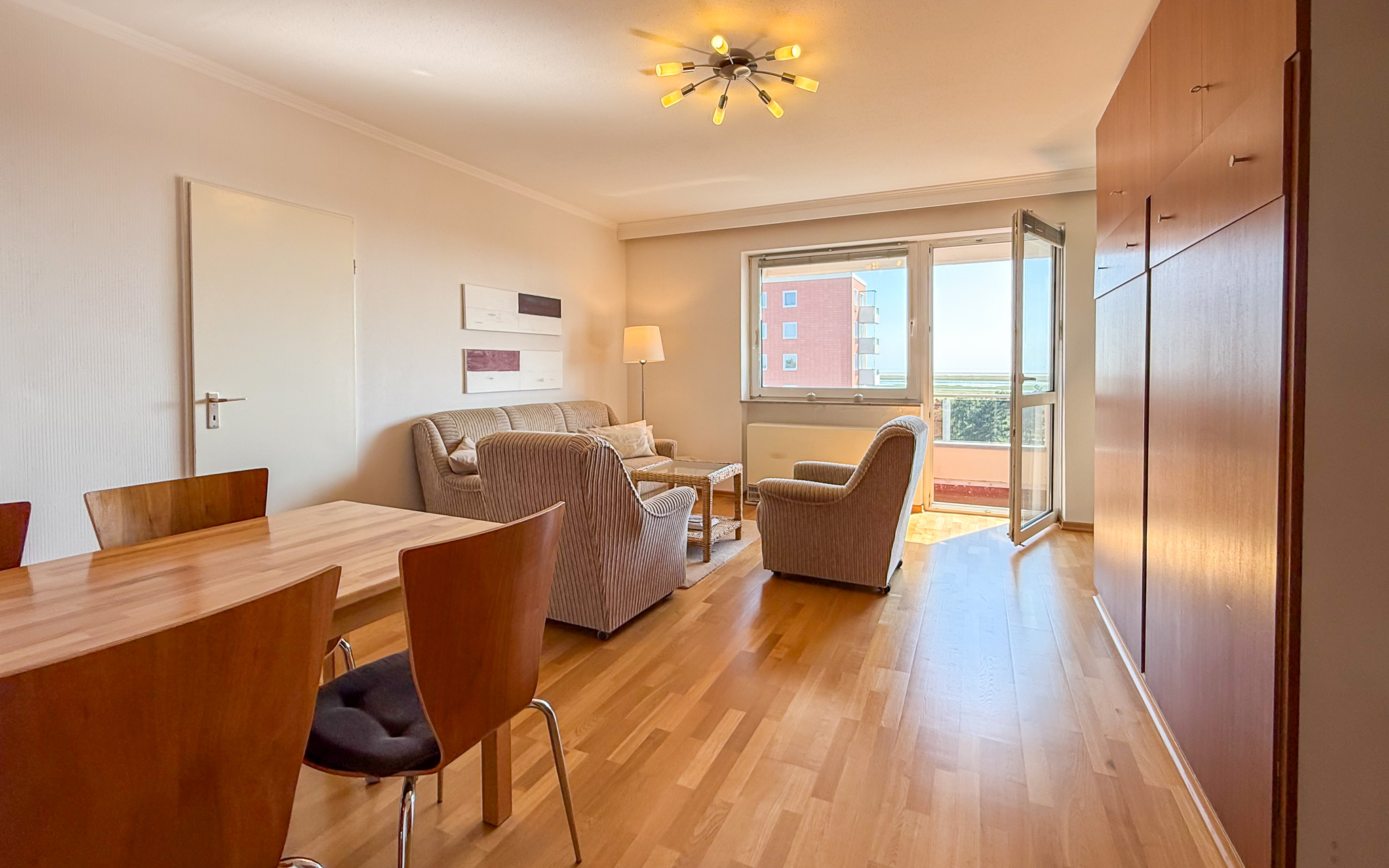 Wohnen über den Dünen - 2-Zimmer-Wohnung mit Südbalkon und Meerblick