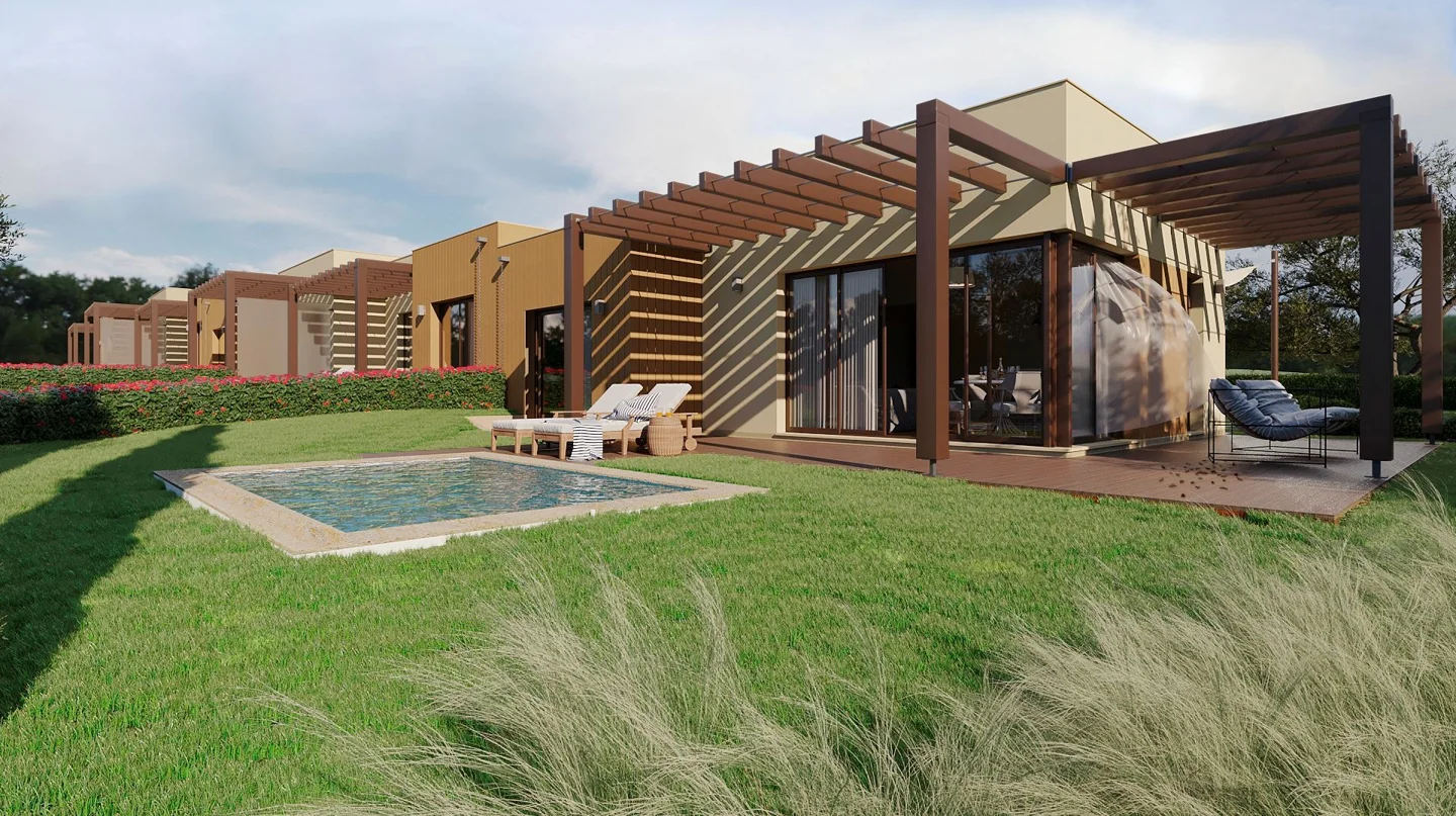 Villa em construção no resort Silves Golf