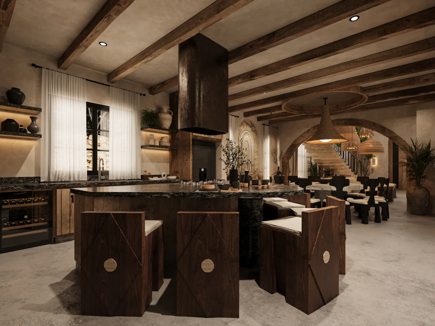 Iconic Six-Bedroom Architectural Villa Near the Beach 5