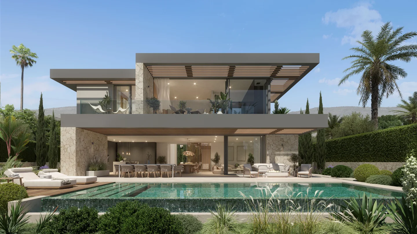 Los Monteros: Luxury villa under construction, just a few steps from the beach