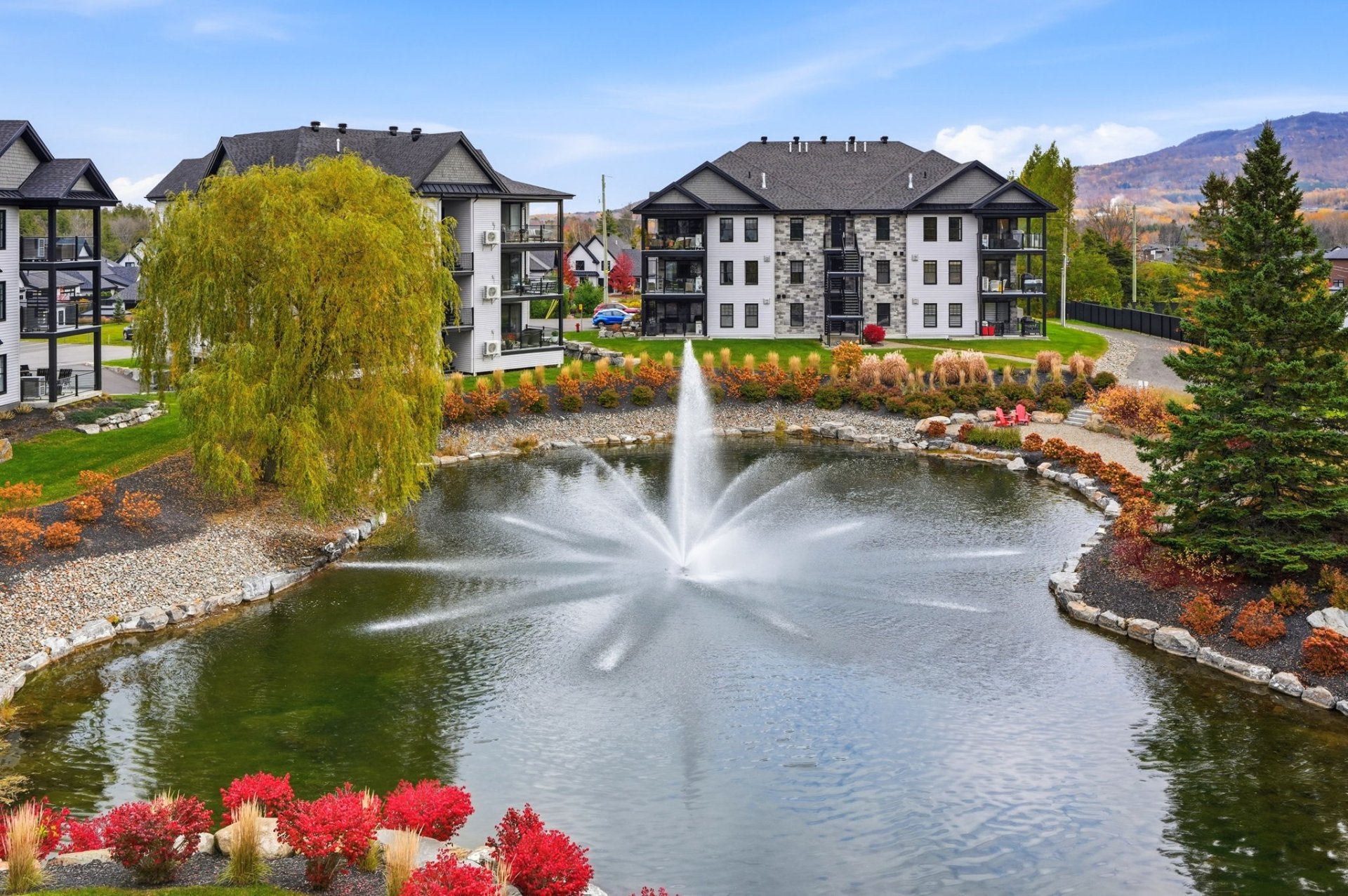 Bromont Mountain Views from Your Golf Course Condo