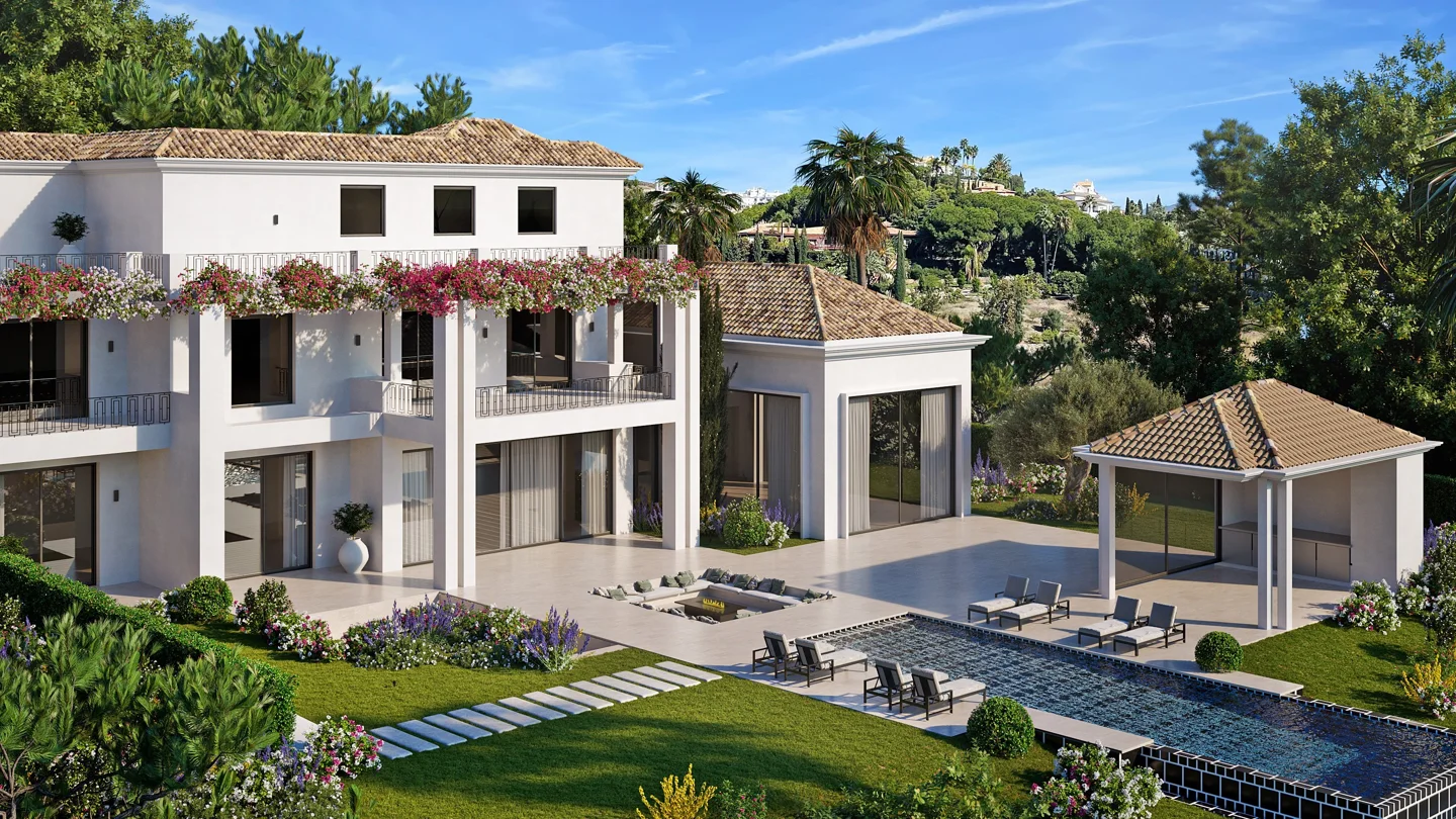 Villa Project in Los Flamingos Golf with Panoramic Views of Golf & Sea