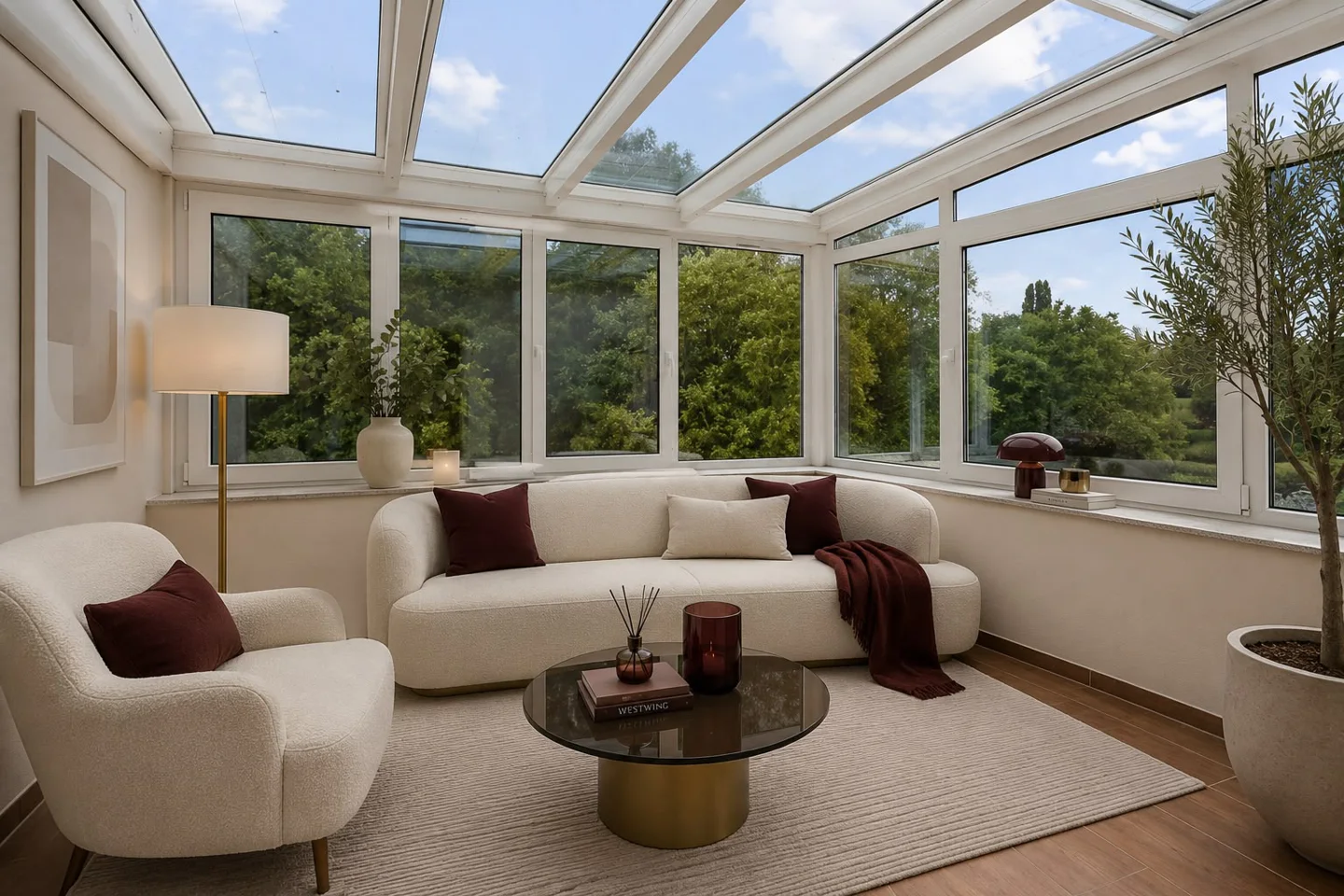 Exklusive 3,5-Zimmer-Wohnung mit Wintergarten, Designerbad und idyllischem Gartenparadies - Foto 1