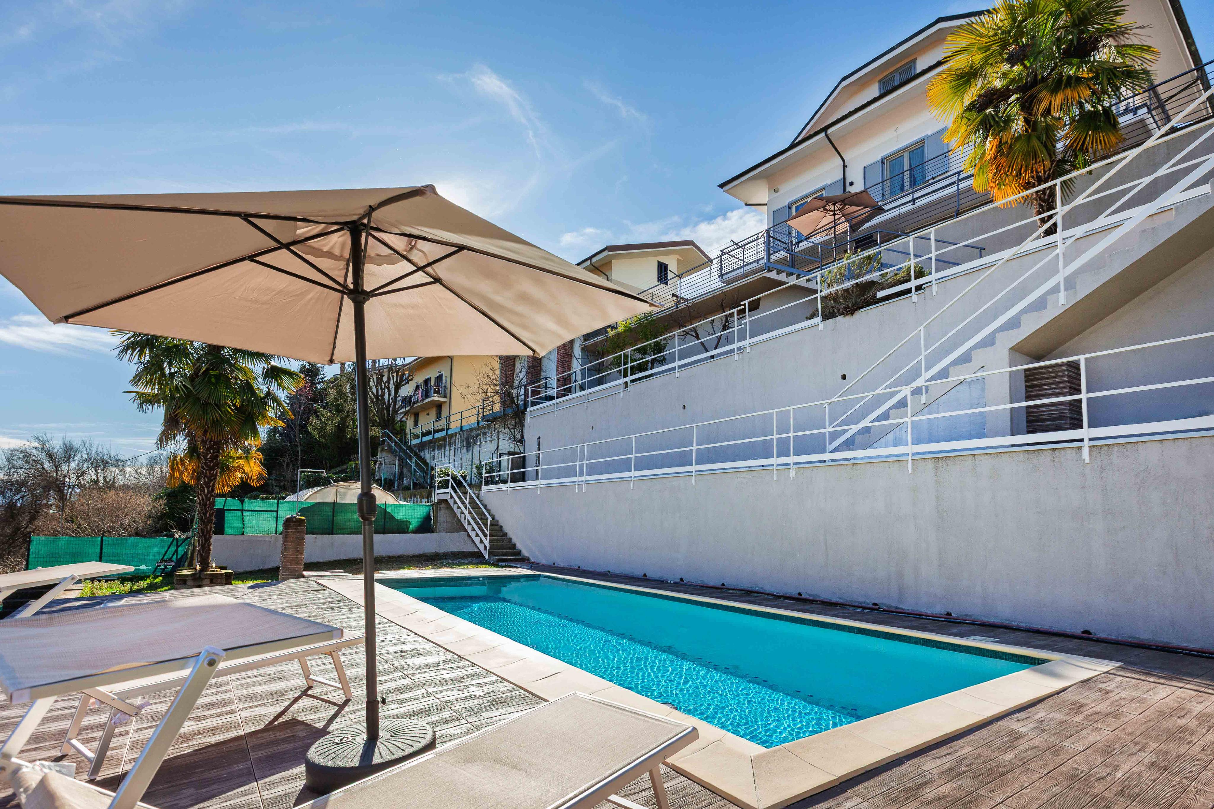 Renovated villa with pool and panoramic view