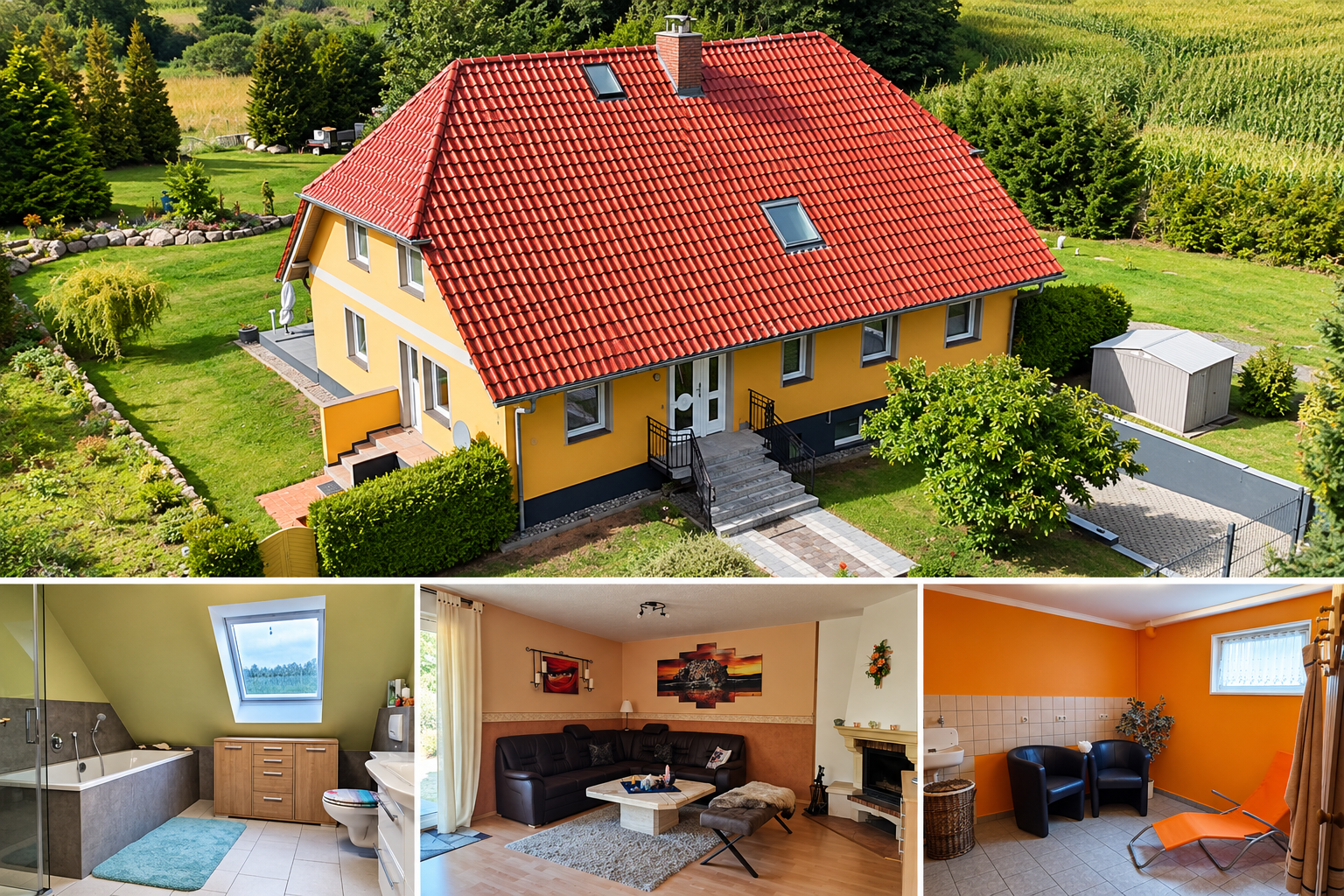 Hübsches Kleinod mit Einliegerwohnung im Grünen