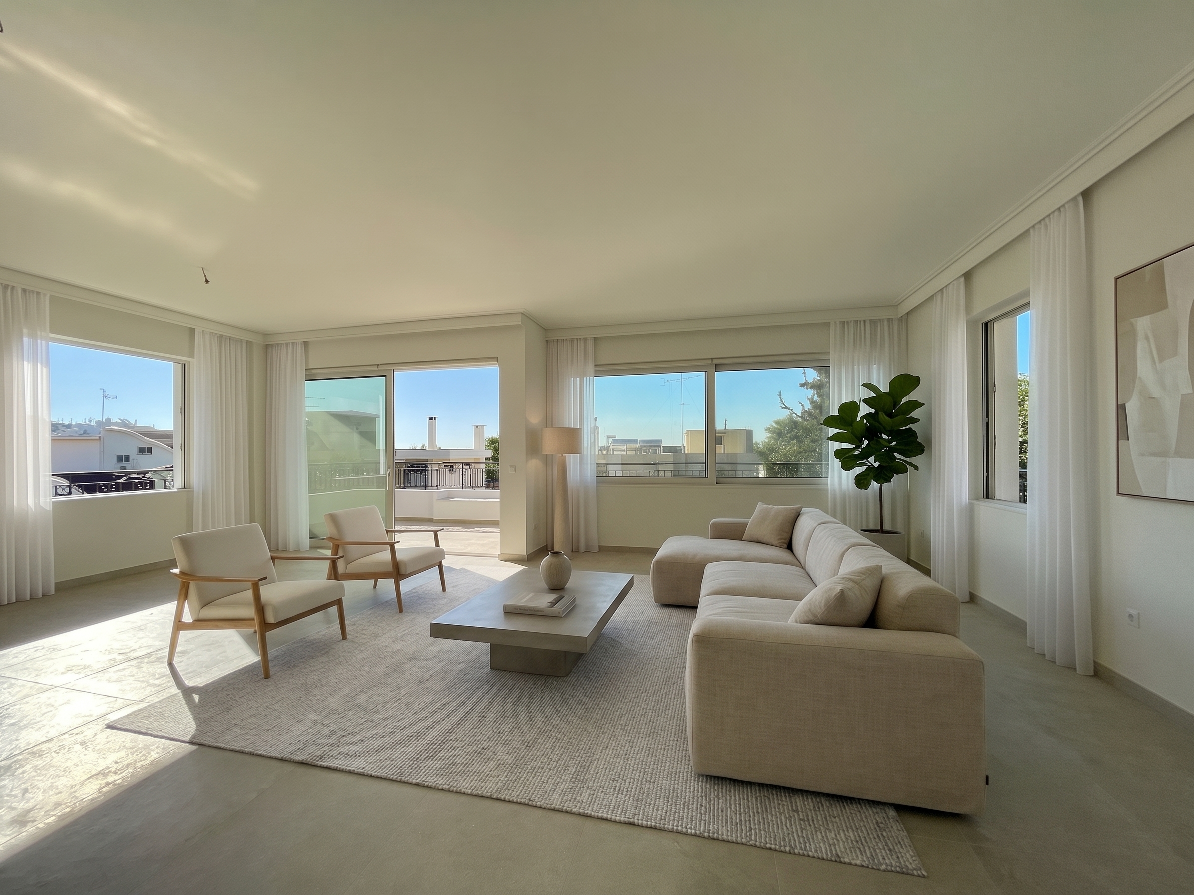 Fully renovated 140 sq.m. apartment [AI-modified]