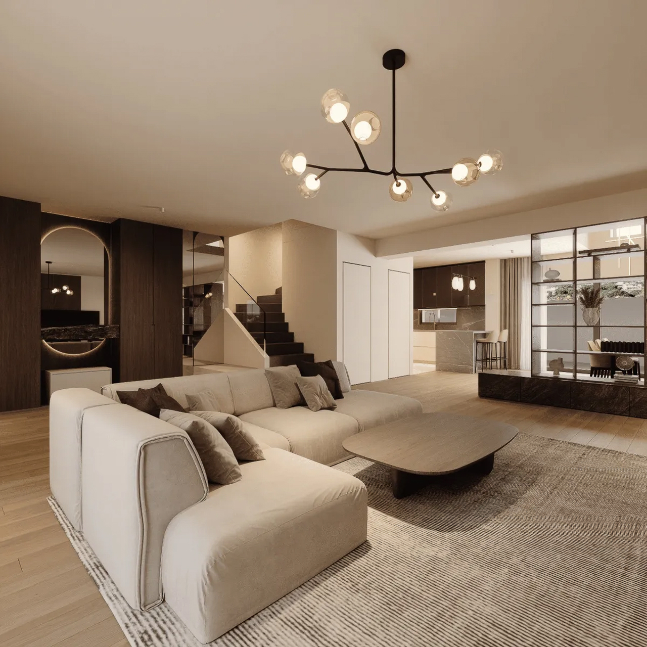 Unique 3-bedroom apartment with green view