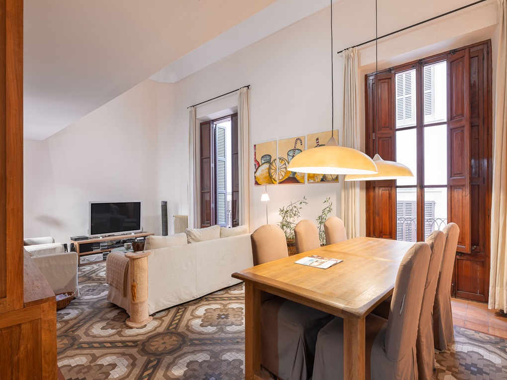 Charming apartment with unique character in historic city palace