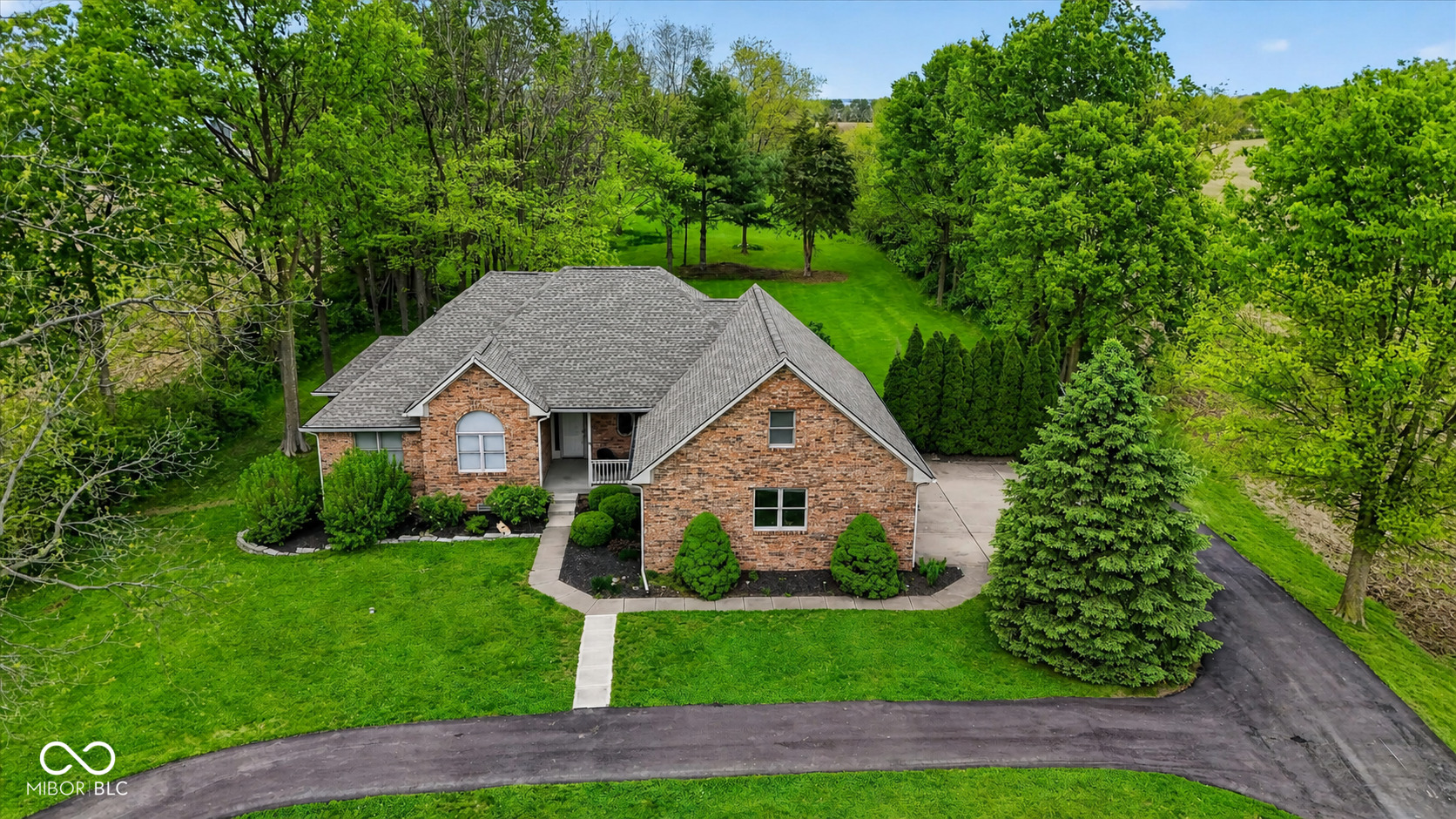 Custom Ranch on 2 Wooded Acres in Noblesville