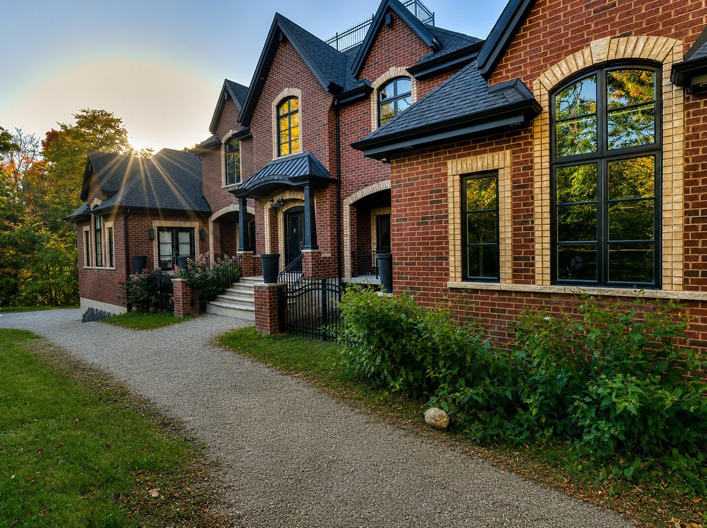 Perched atop a mountain,  embodies refinement and elegance