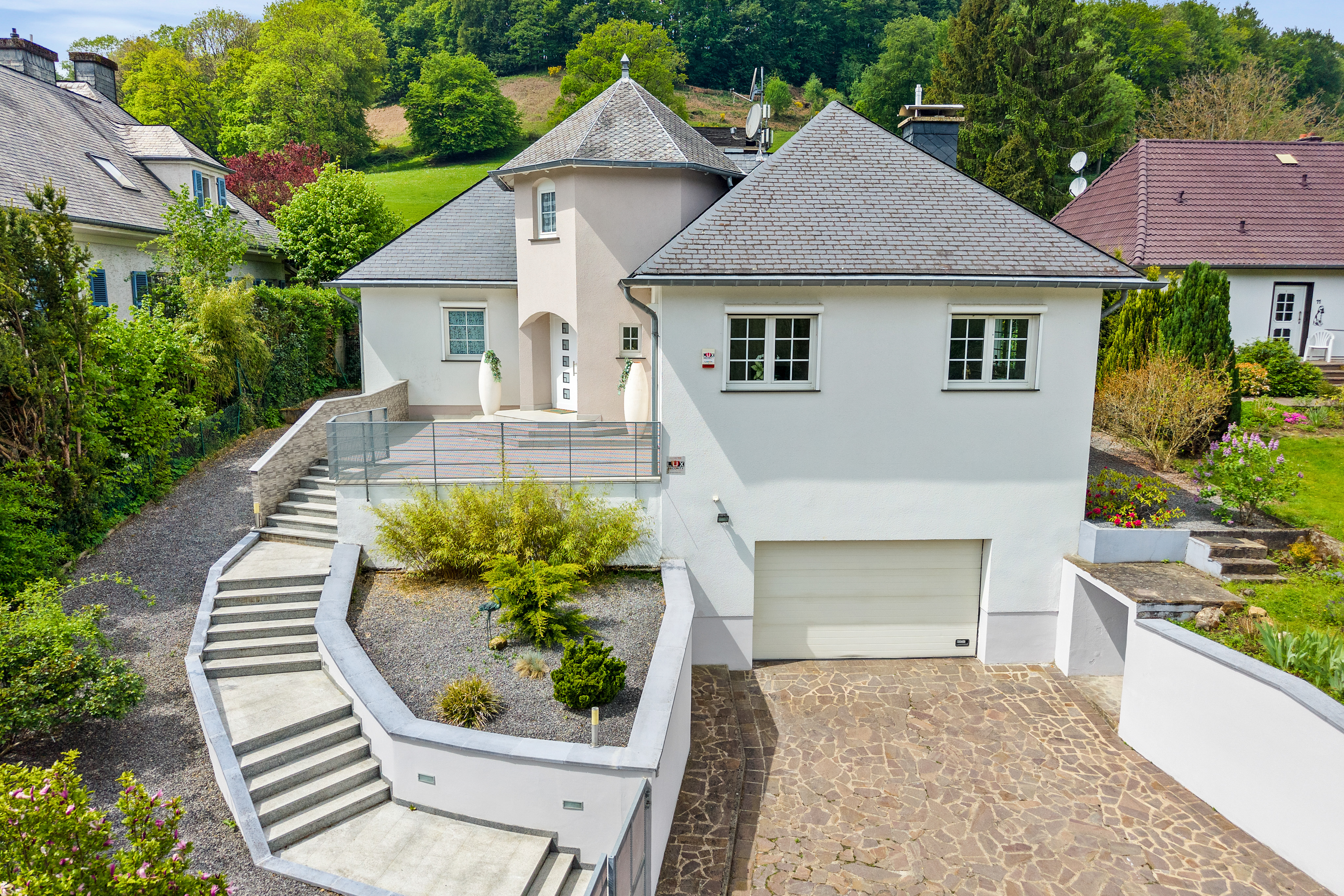 Detached house with large garden – quiet location and a view of the countryside