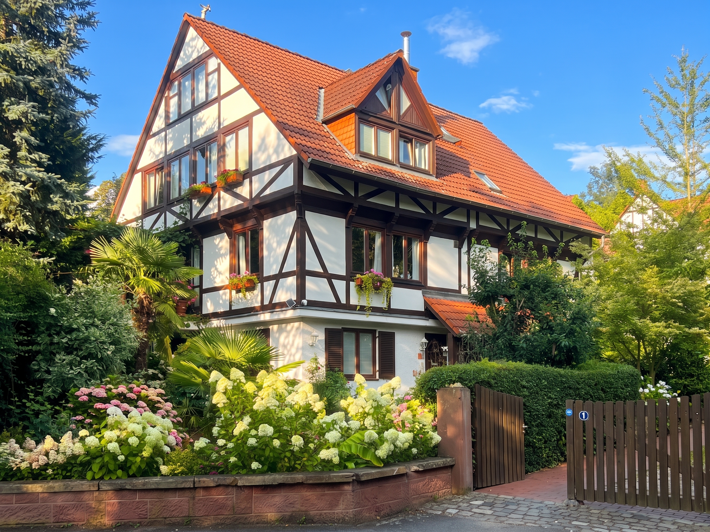 Malerisches Zuhause im Fachwerk inmitten idyllischer Natur vor den Toren Frankfurts