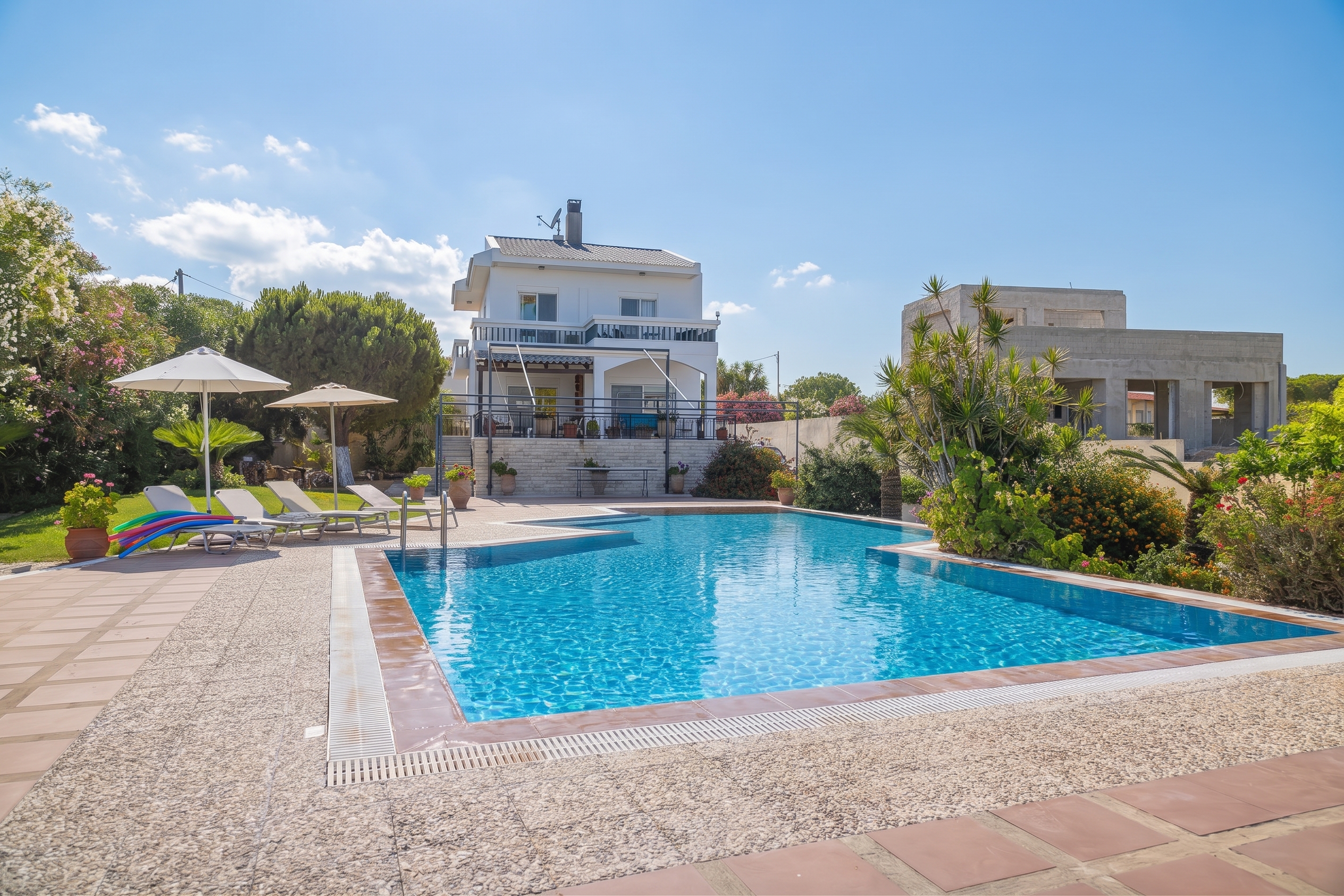 Family house near the sea in Lachania [AI-modified]