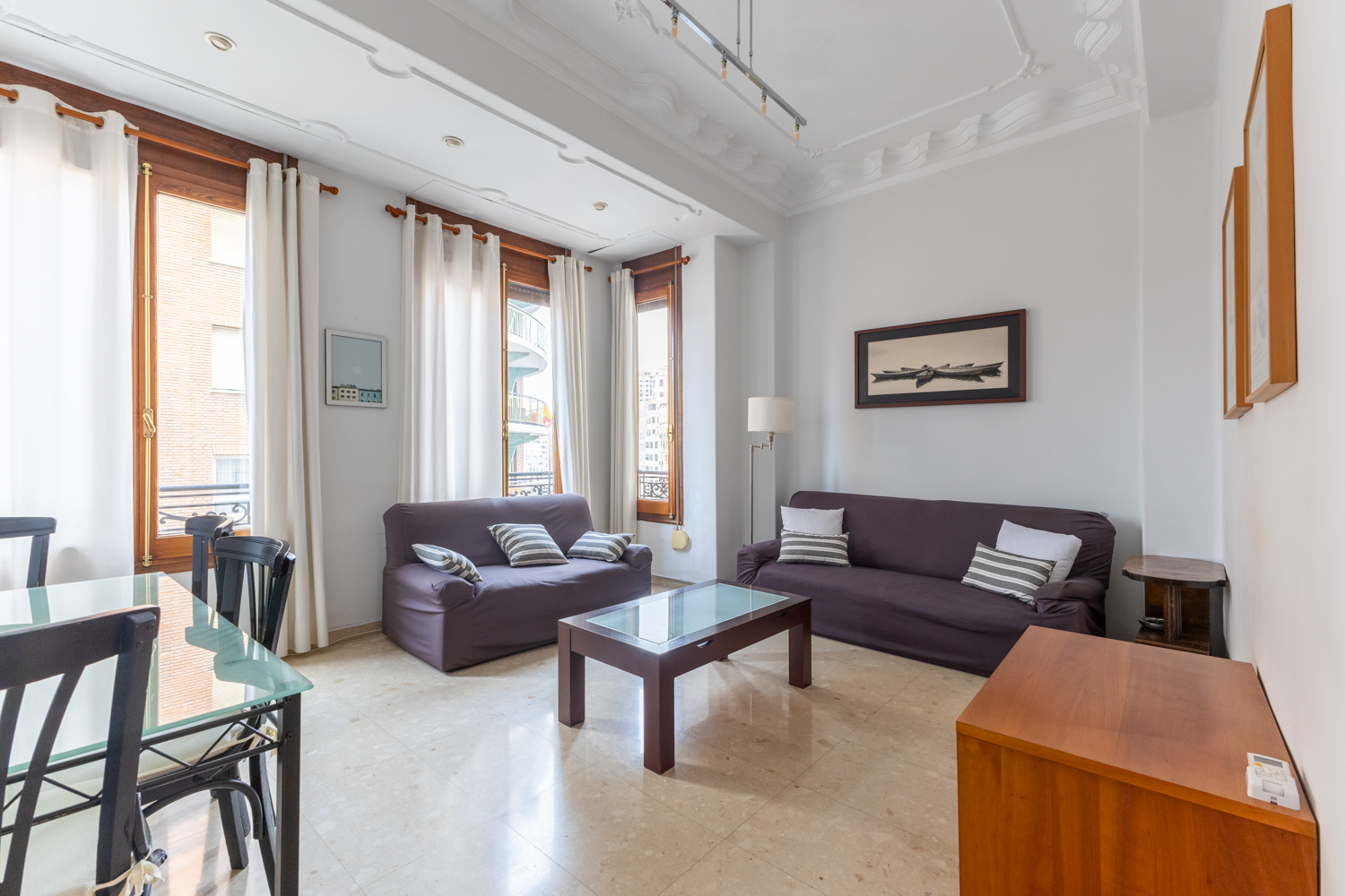 Furnished flat in city center