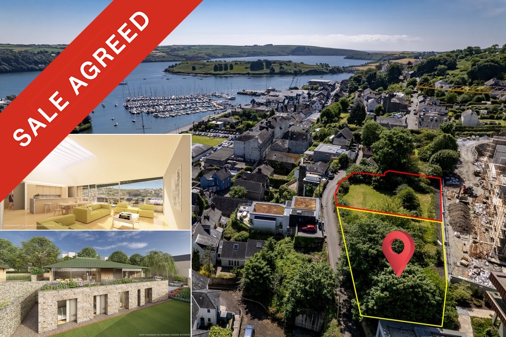 Stunning site with full planning permission in excellent location with views over Kinsale Harbour