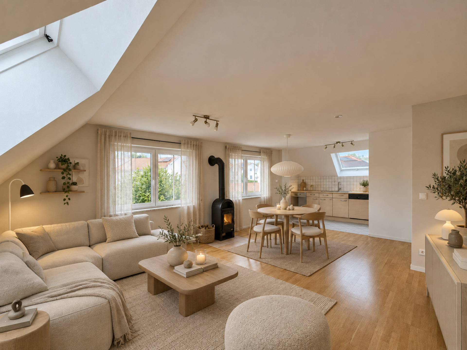 Exklusive 3-Zimmer-Wohnung in Kumhausen - stilvolles Wohnen mit besonderem Flair! [AI-modified]