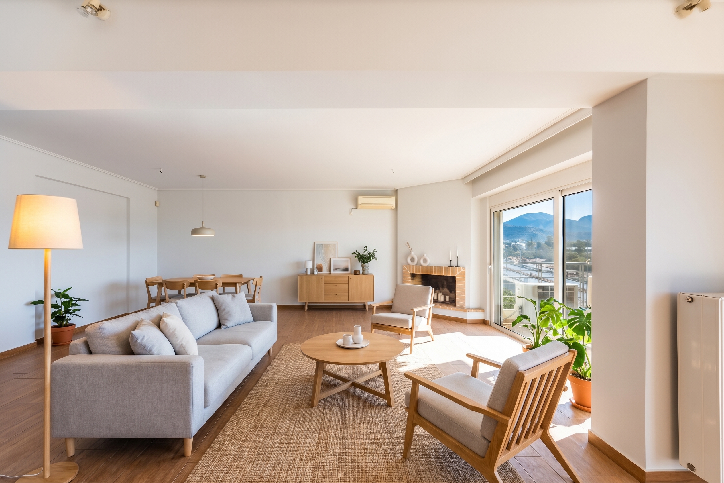 Sea view apartment embracing the Ellinikon park [AI-modified]