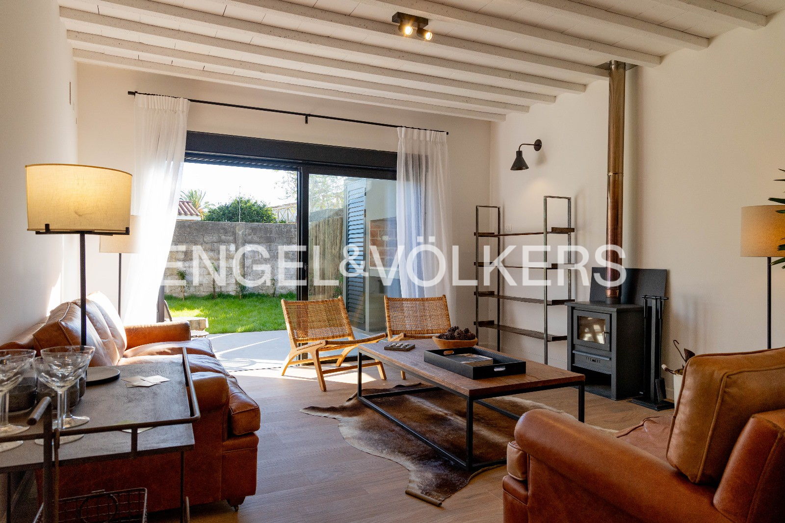 Modern duplex houses in gated neighborhood