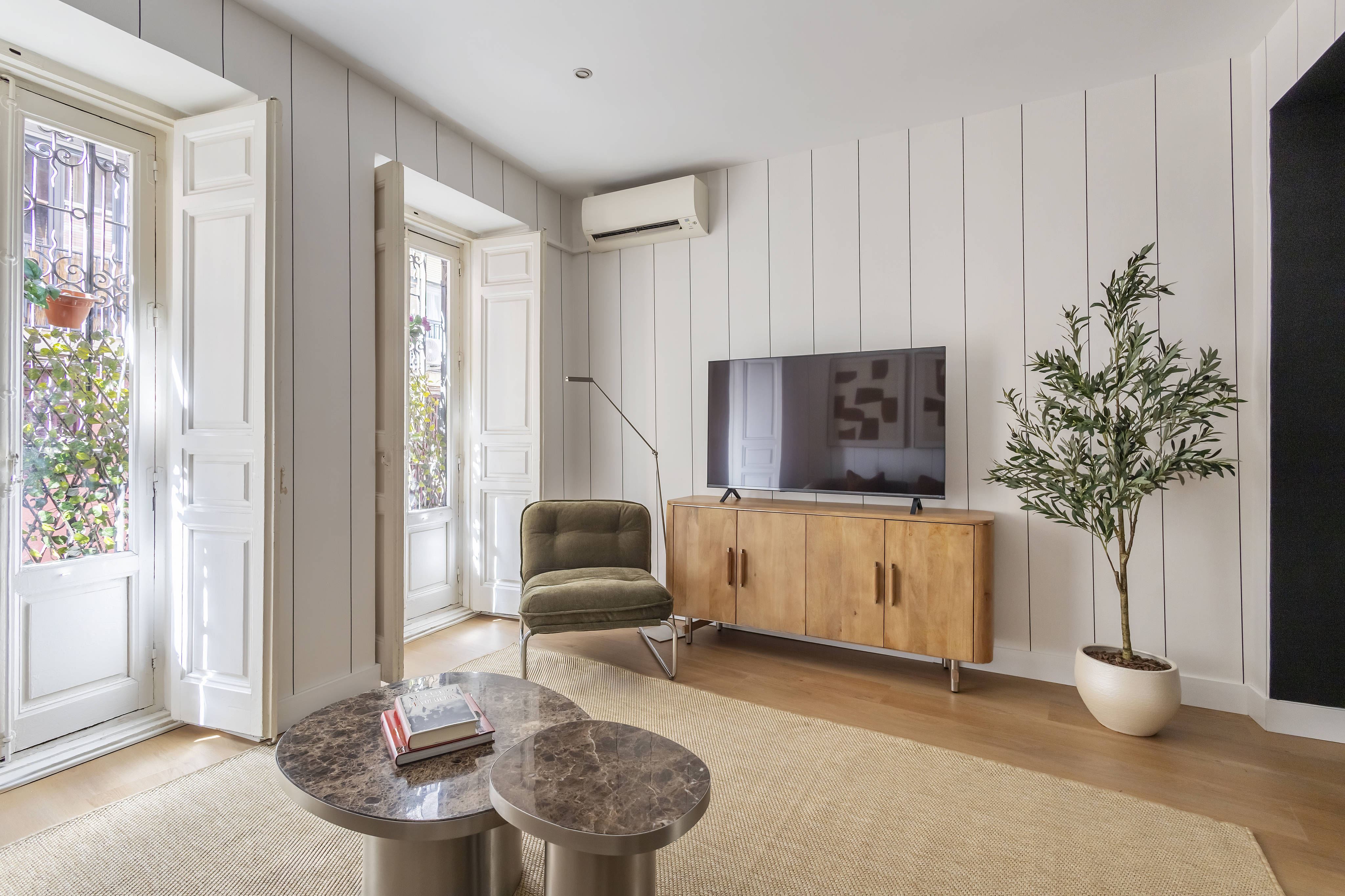 Furnished renewed flat for rent in San Bernardo