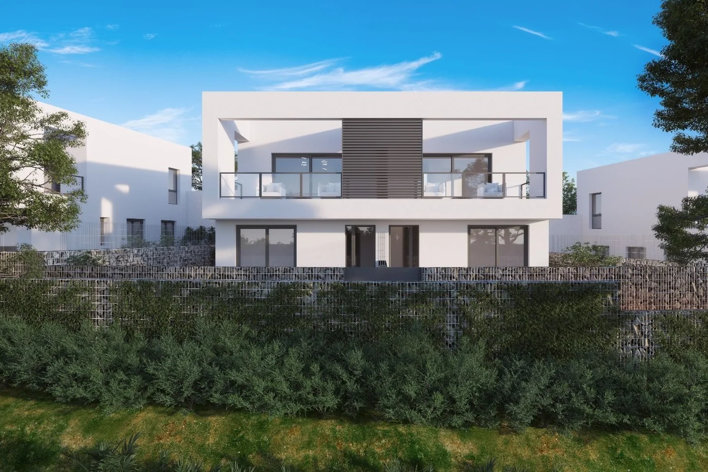 Doppelhaushälfte in einer Neubausiedlung in Riviera del Sol