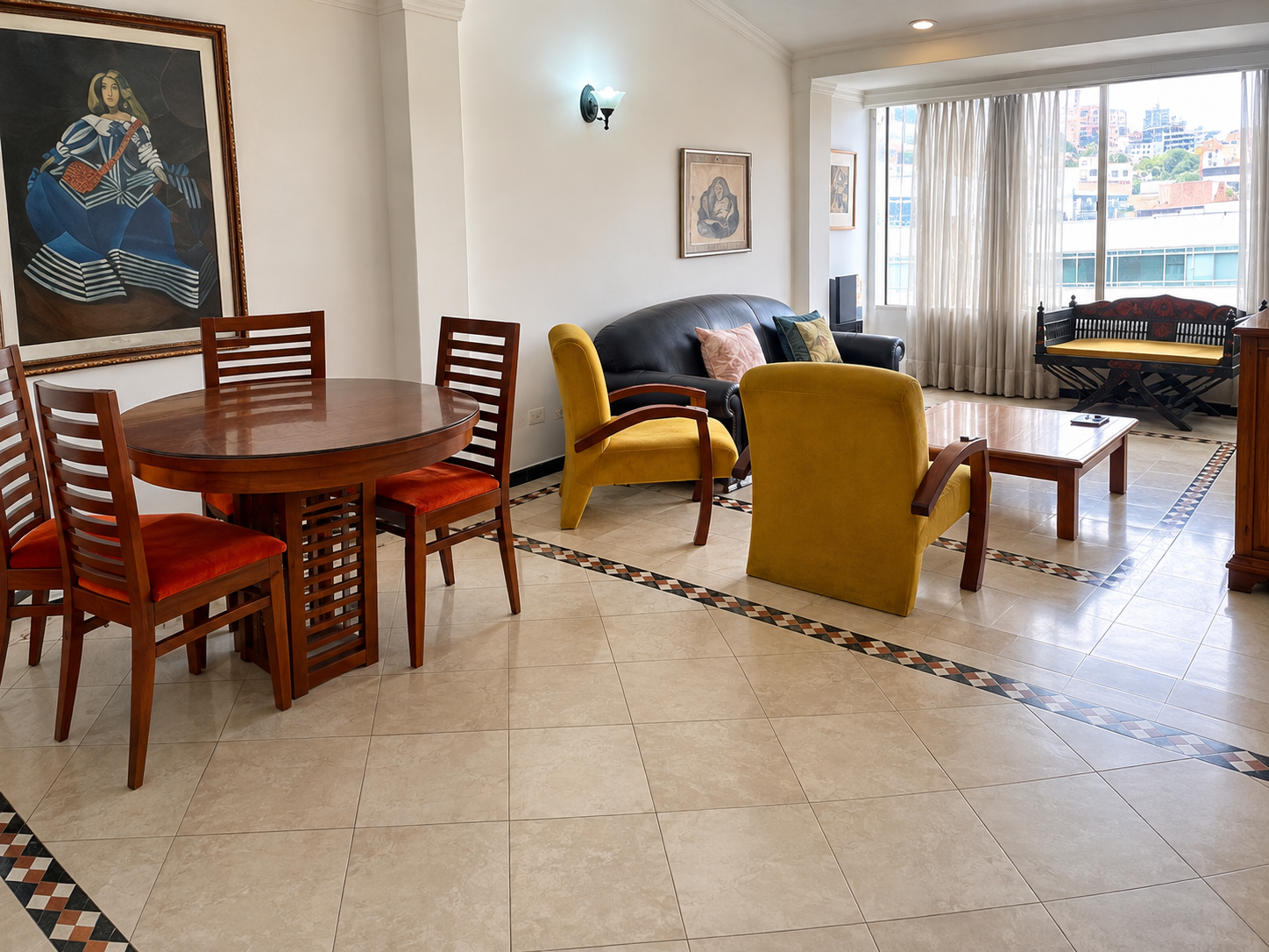 Apartamento con vista para venta en Chicó Reservado