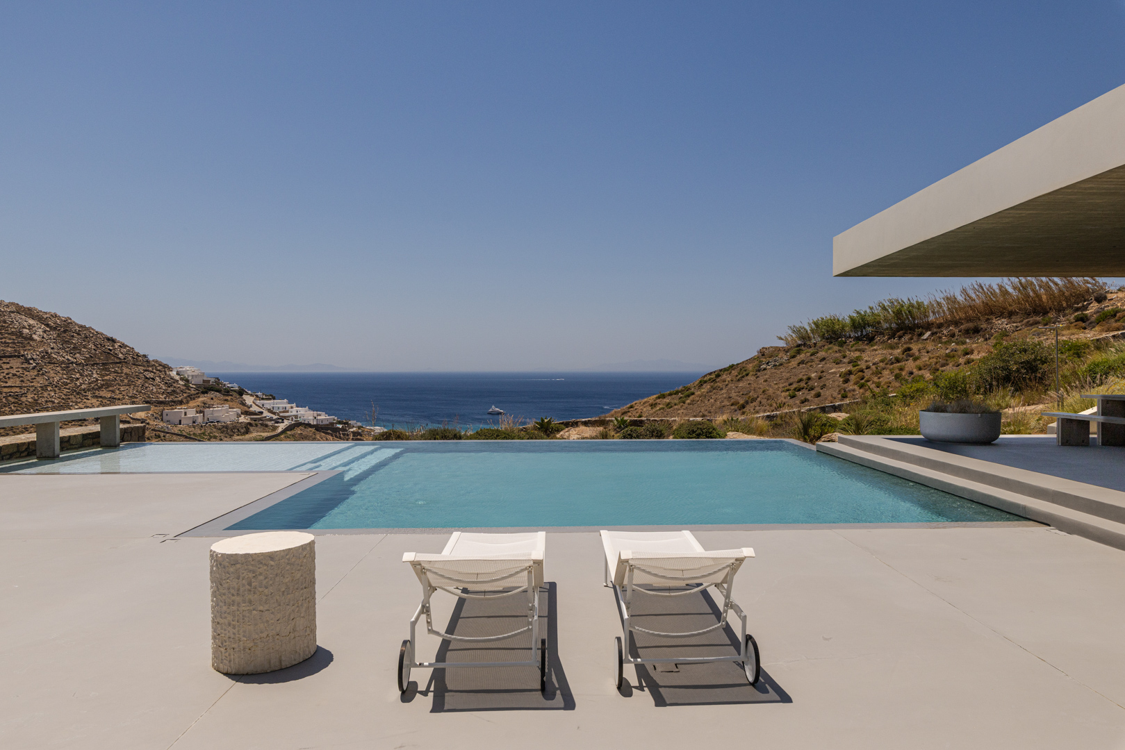 Ikonische Villa handgefertigt von einem berühmten Designer Elia Mykonos