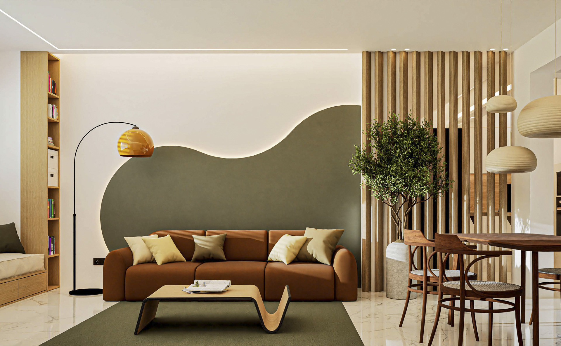Ground-floor apartment with private yard