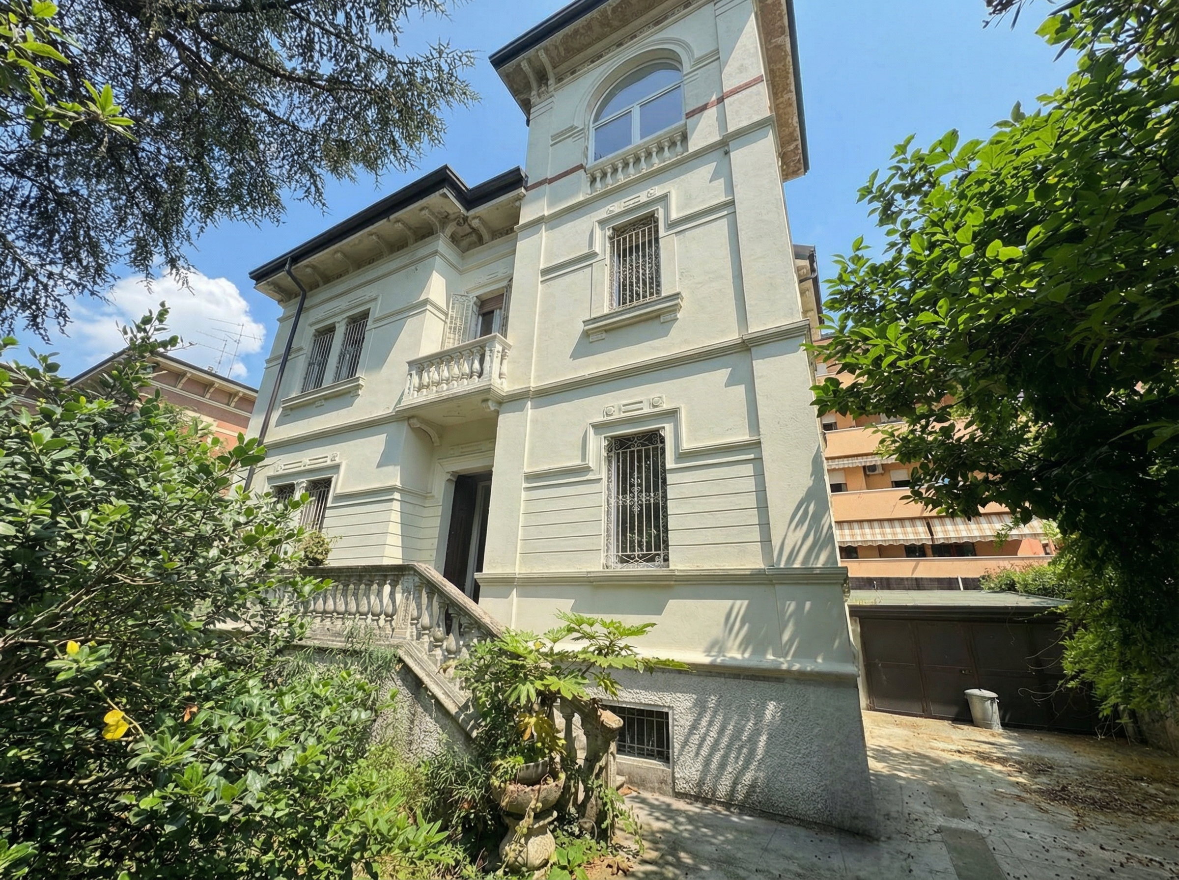 Part of a Liberty villa with garden
