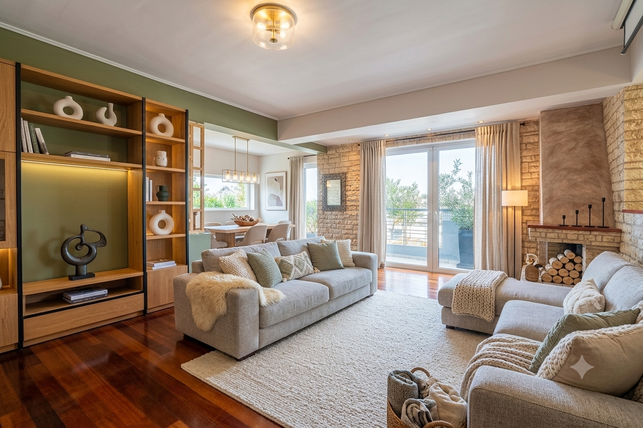 Exceptional penthouse with private roof terrace, private Garage & panoramic Acropolis Views