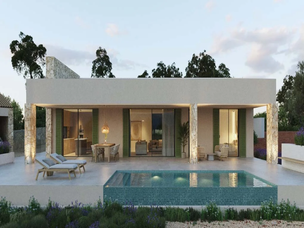 New development: Newly built villa near the natural beach of S'Amarador